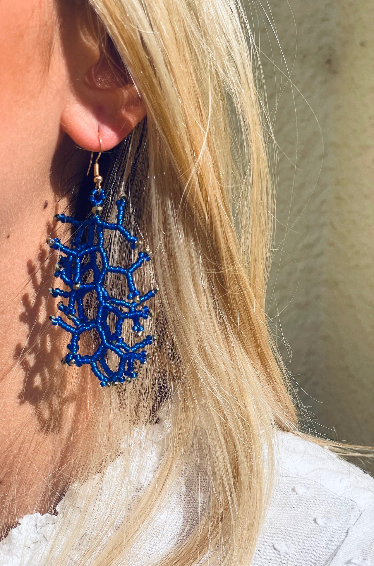 Dark sapphire silver lined