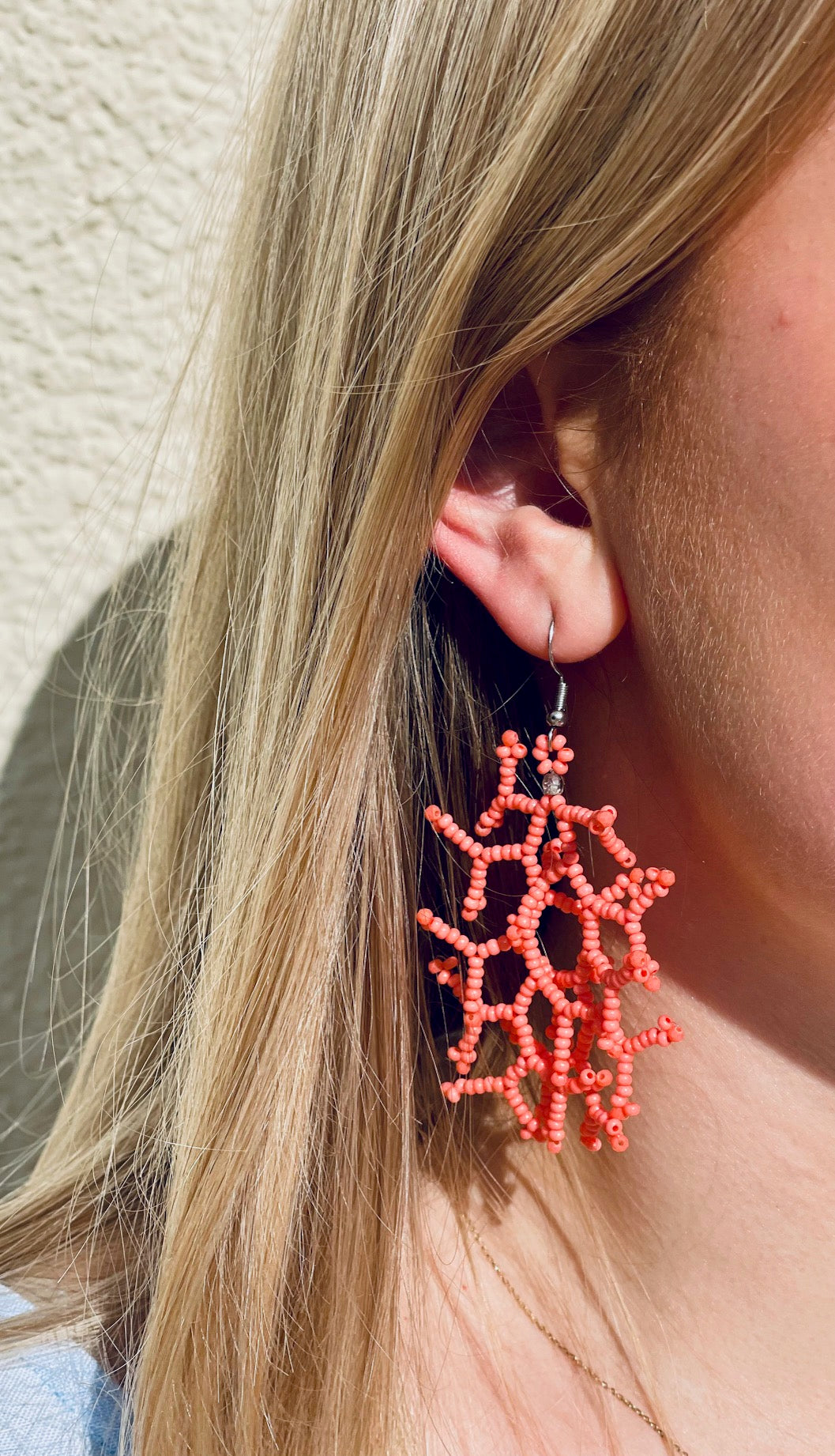 Opaque classic coral red