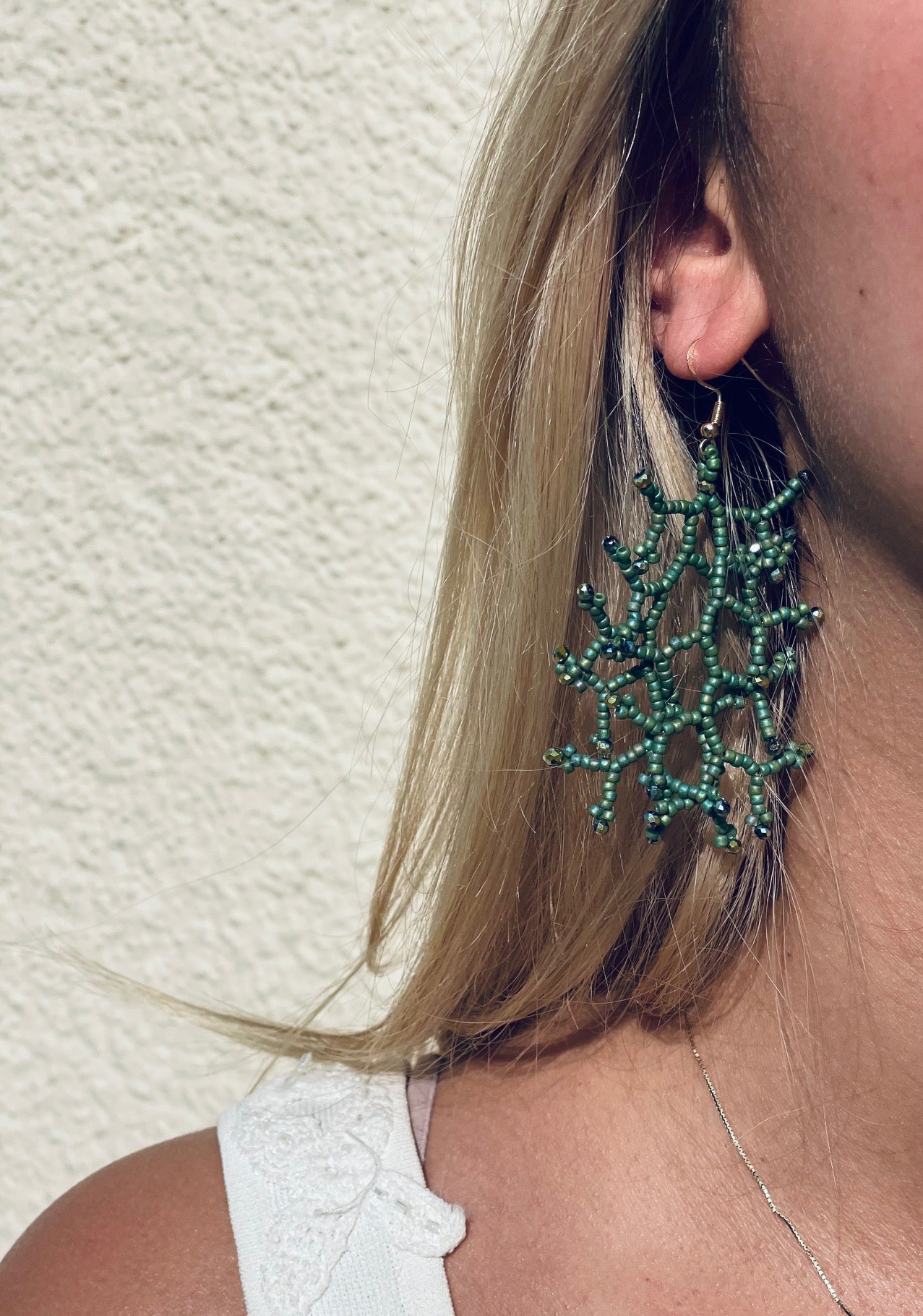 Semi glazed clover green