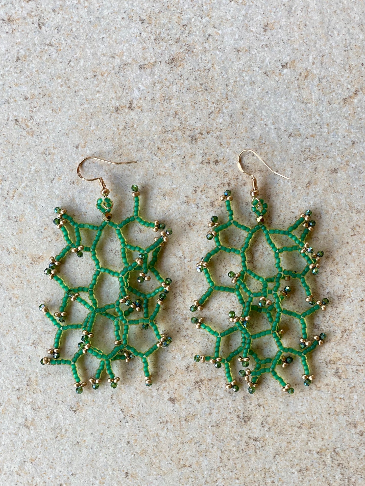 Matte jonquil emerald lined