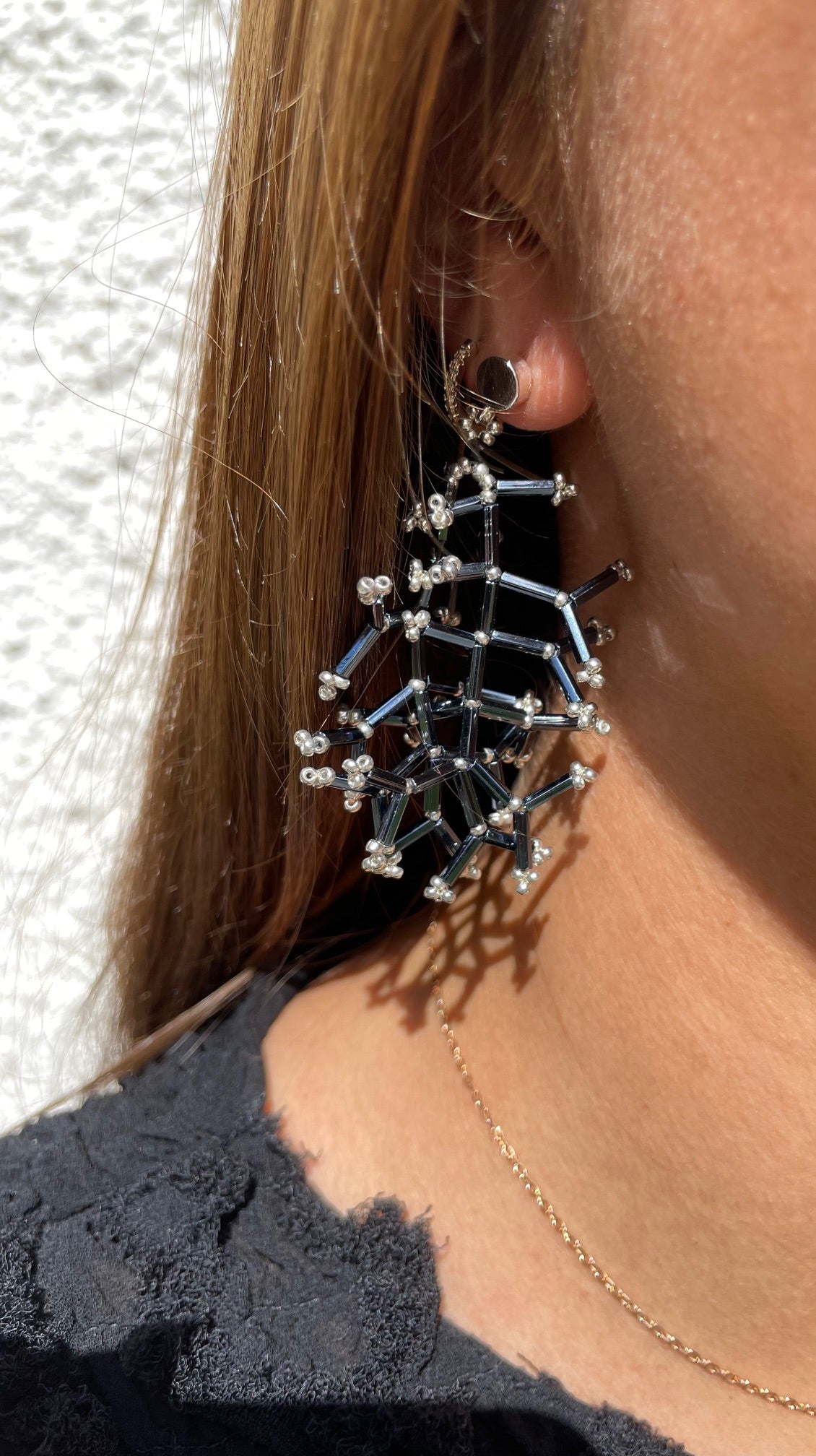 Glossy bloodstone black/blue