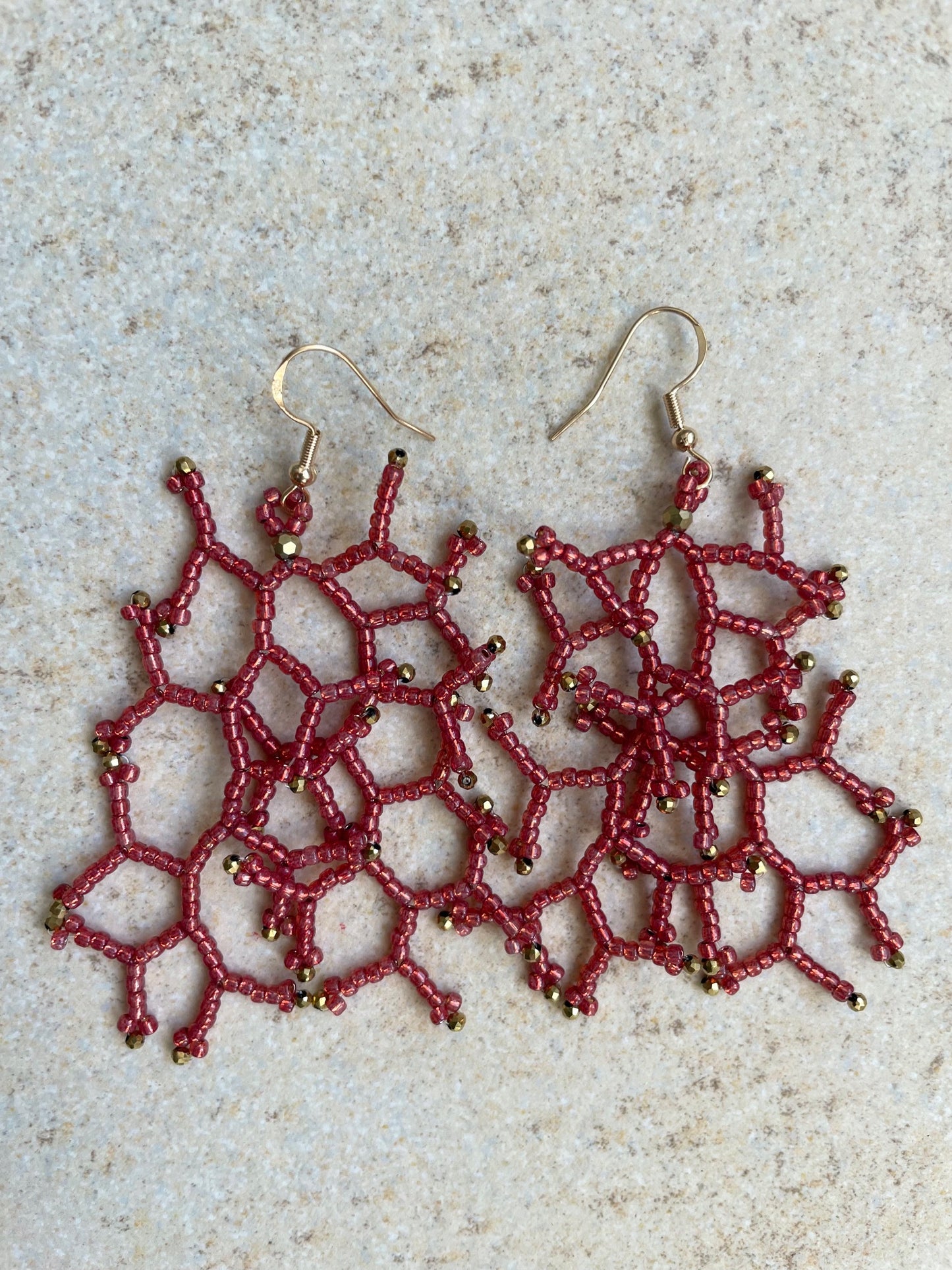 Opal pomegranate silver lined