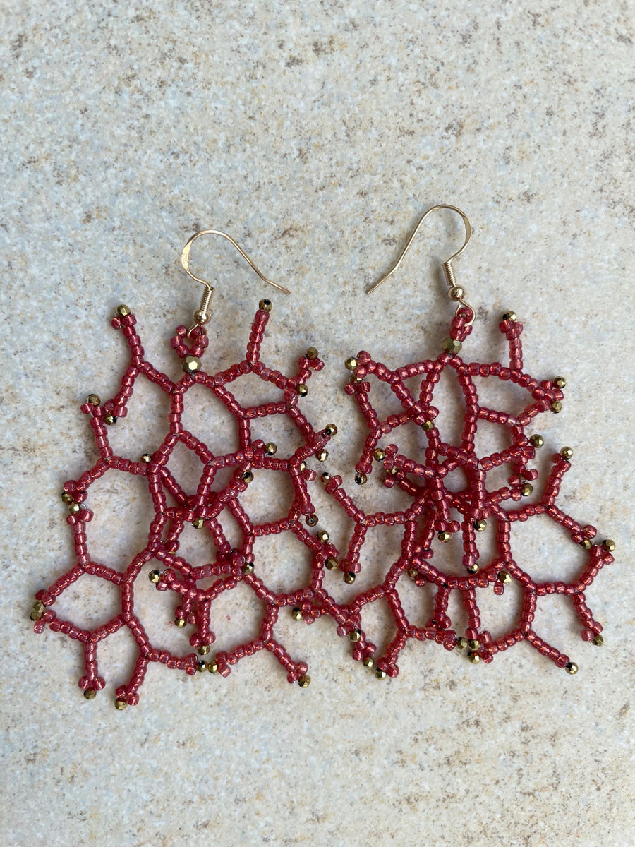 Opal pomegranate silver lined