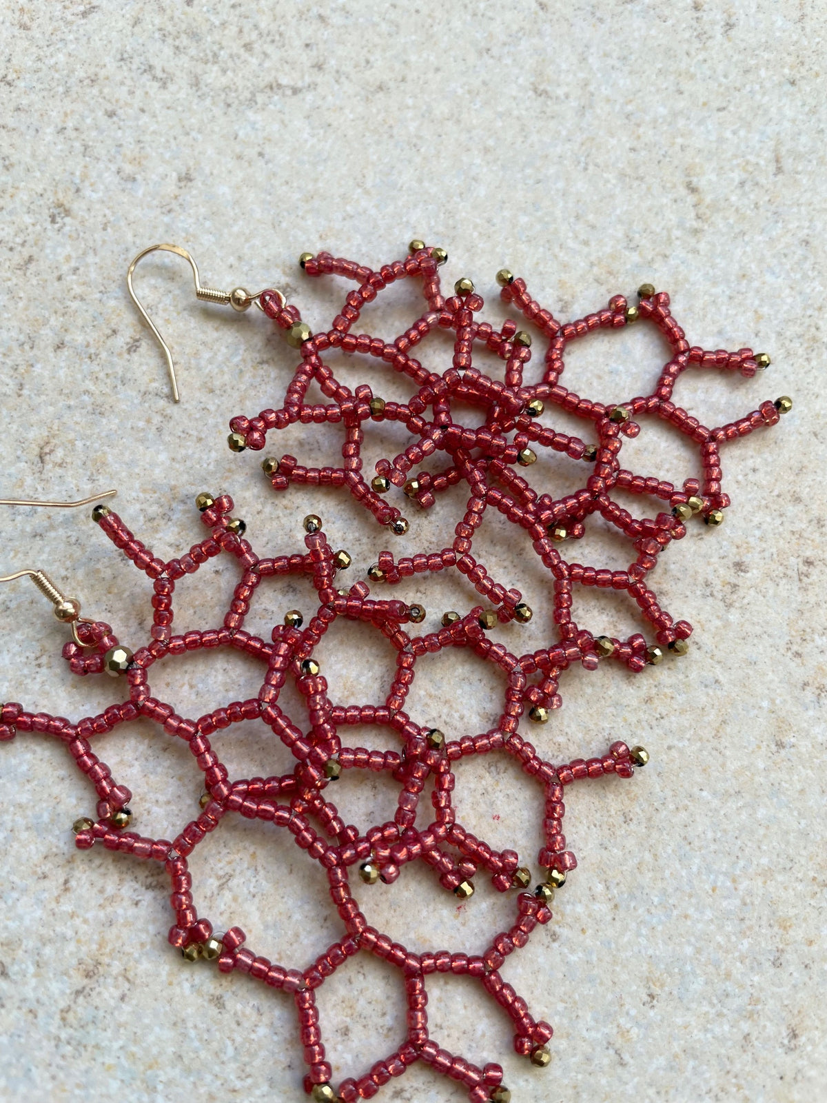 Opal pomegranate silver lined