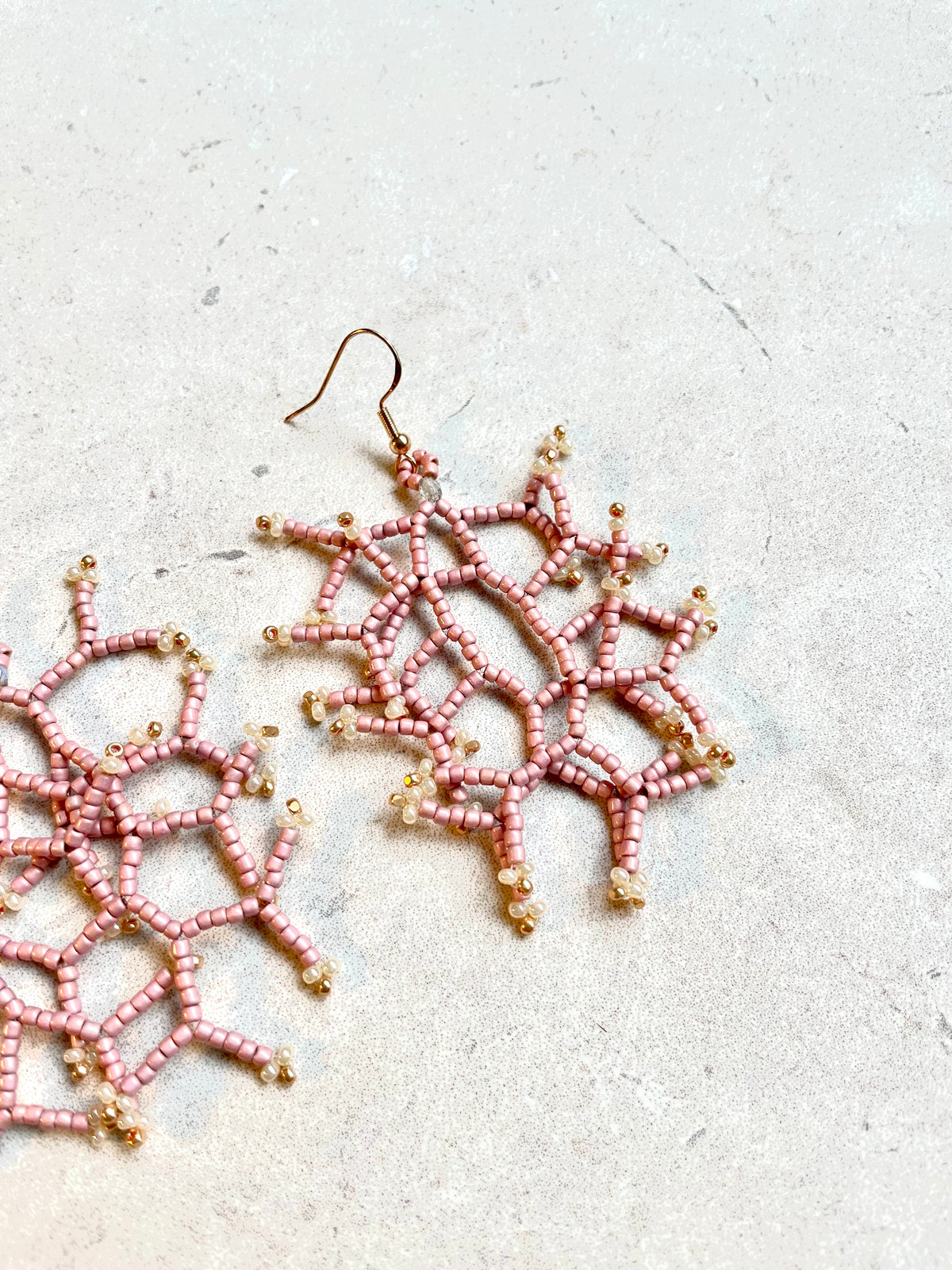 Matte rosé coral galvanised