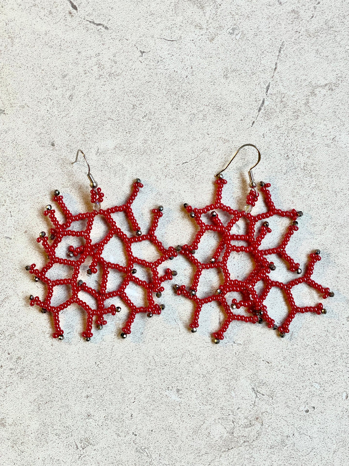 Glossy coral red